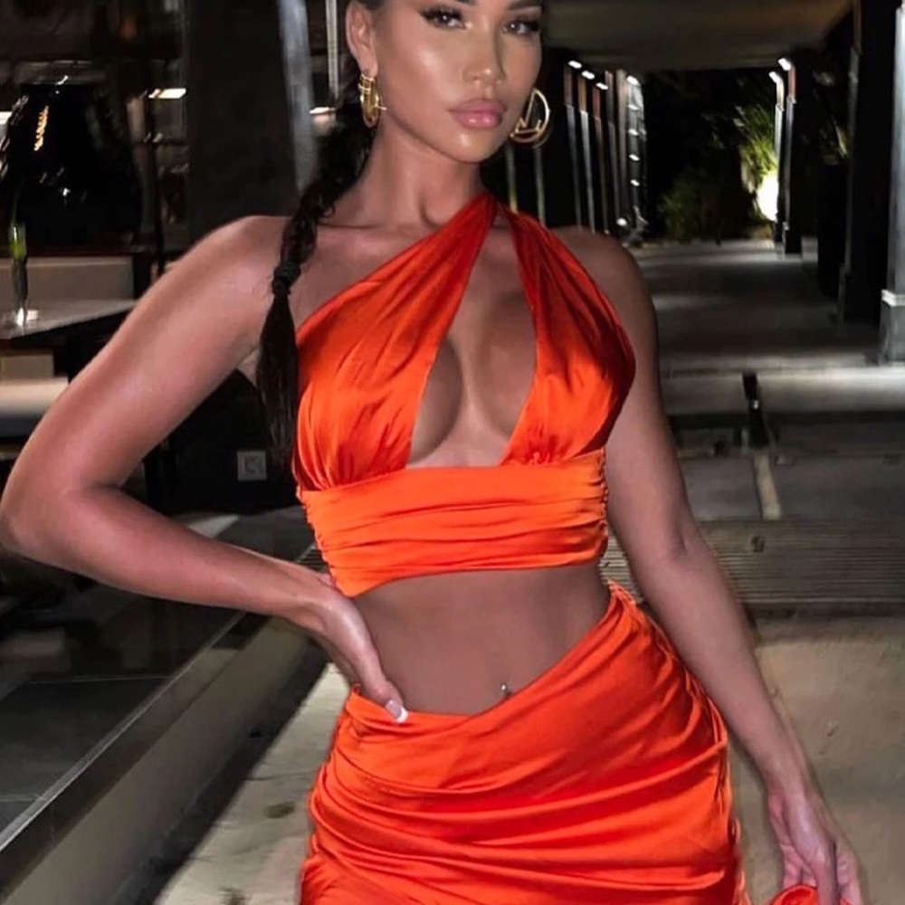 Orange 2 piece